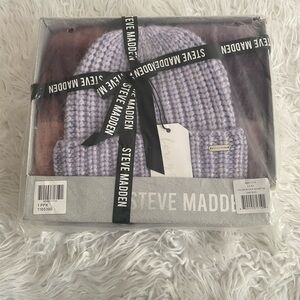 Steve Madden Lavender Knit Beanie